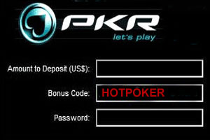 PKR Poker Bonus Code